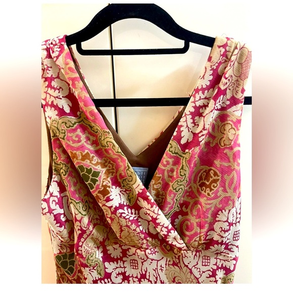 Rabbit Rabbit Rabbit Design SIZE 12 Dress Sleeveless Floral Midi asymmetrical - Picture 4 of 7